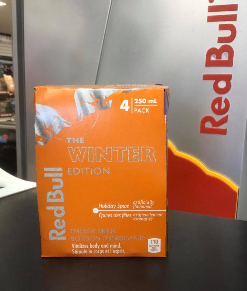 Red Bull Winter Edition on display